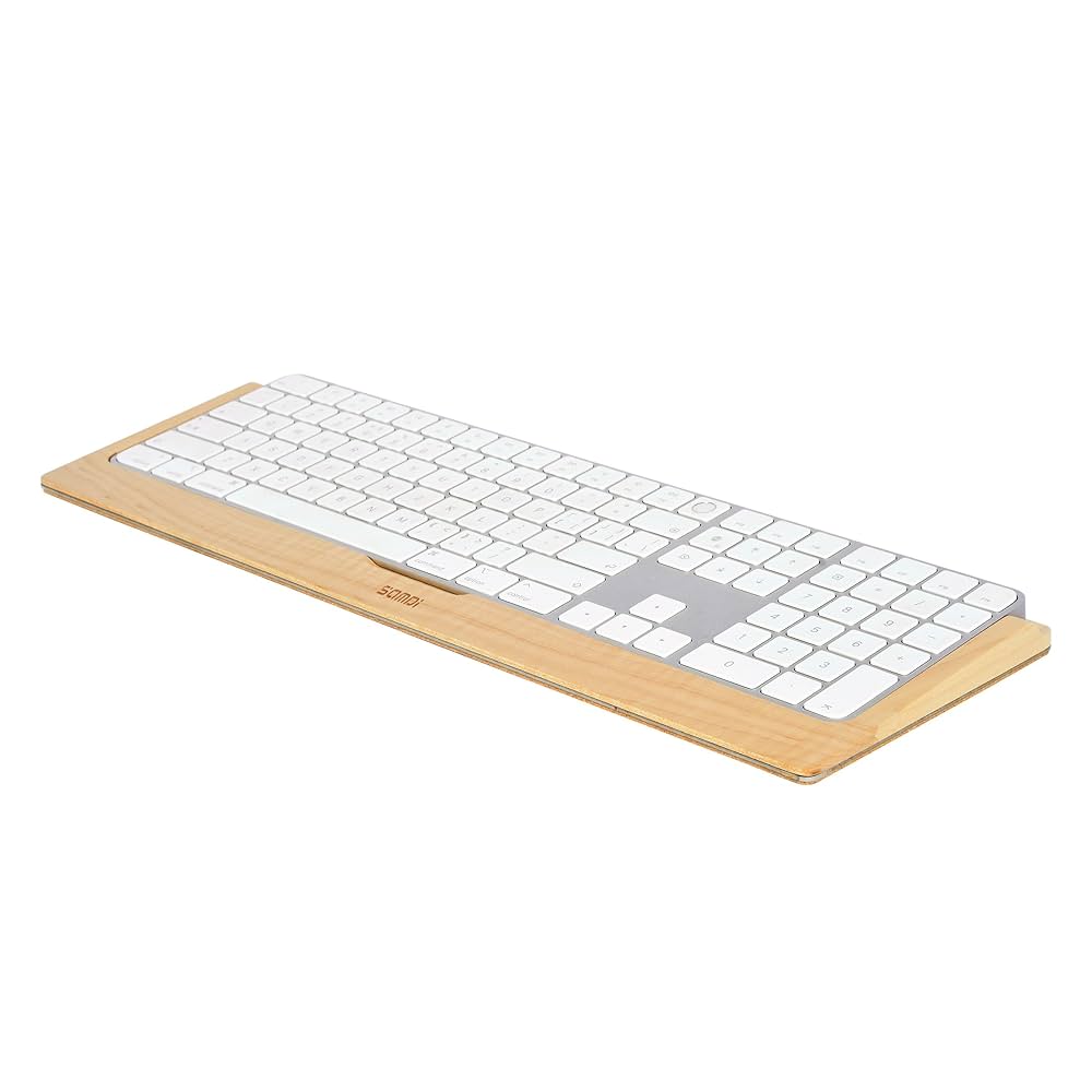 キーボード Wood Apple Keyboard Tray Wooden Apple Magic Keyboard Tray Holder | Grovemade®